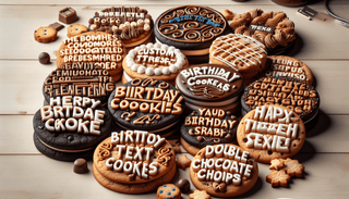 Custom Text Cookies - A Sweet Personal Touch