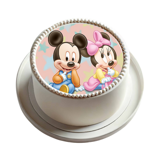 Mickey & Minnie (baby) Cake Topper