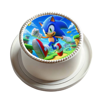 Sonic Cake Topper