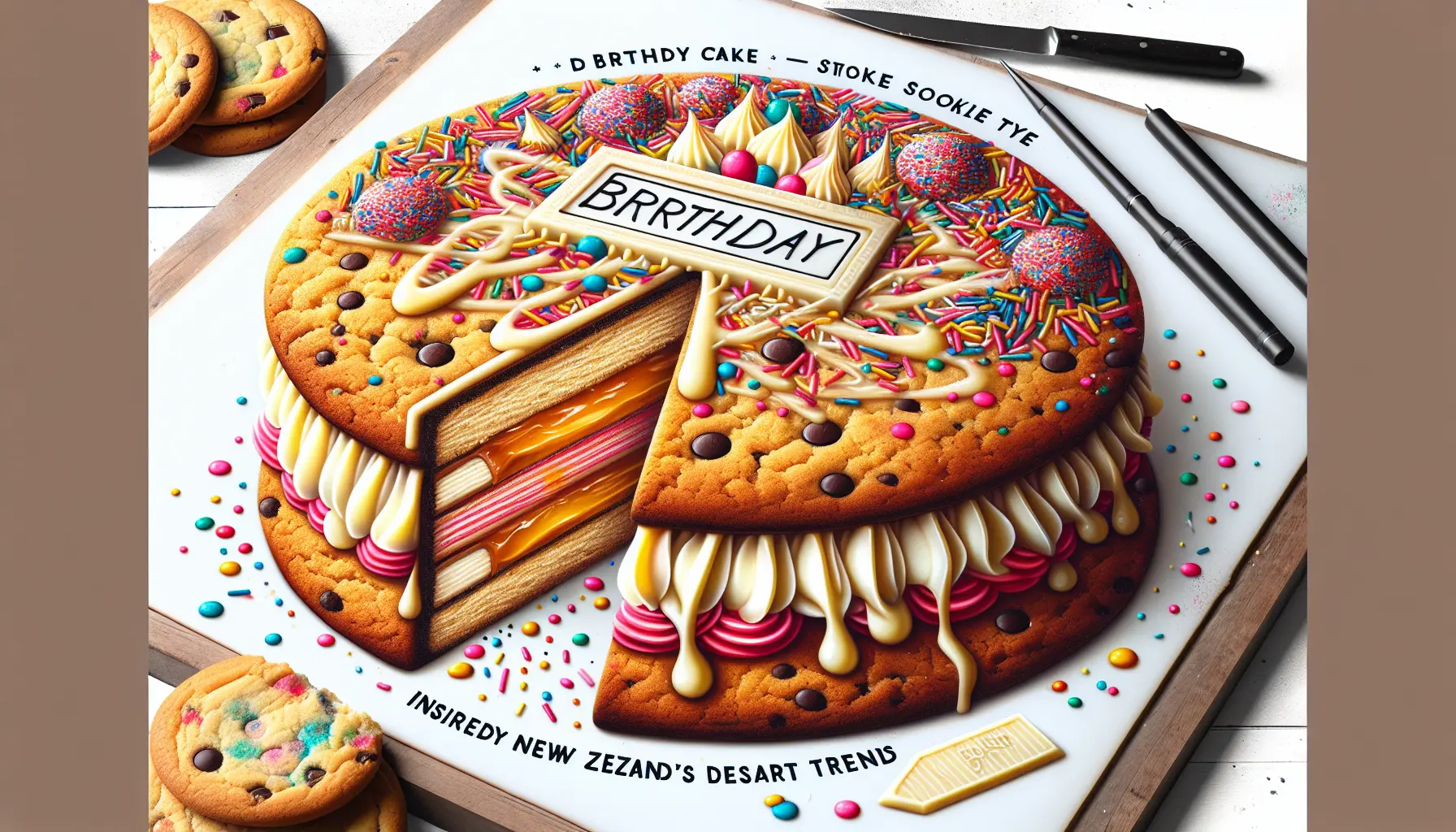 Indulge in NZ’s Personalised Birthday Cake Stuffed Cookies