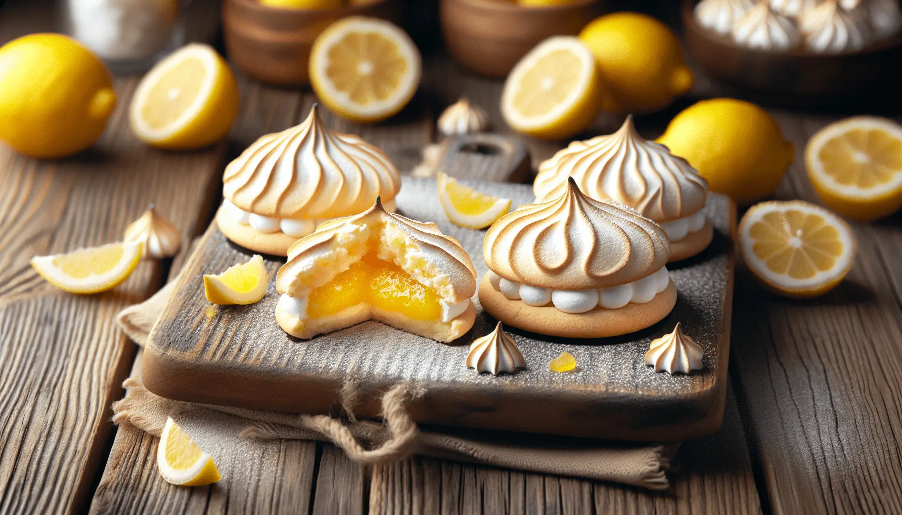 Lemon Meringue Stuffed Cookies Delivery Nationwide